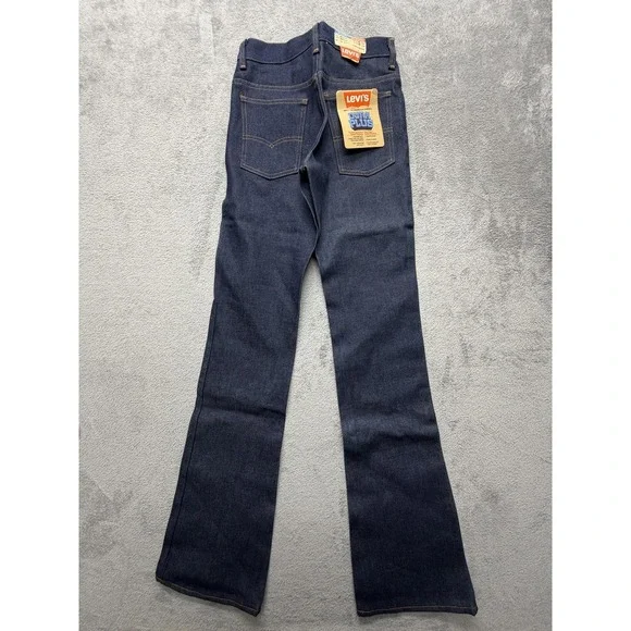 Vintage Levis 746 Student Bell Bottom Jeans Mens 28x36 Blue Dura Plus 70s